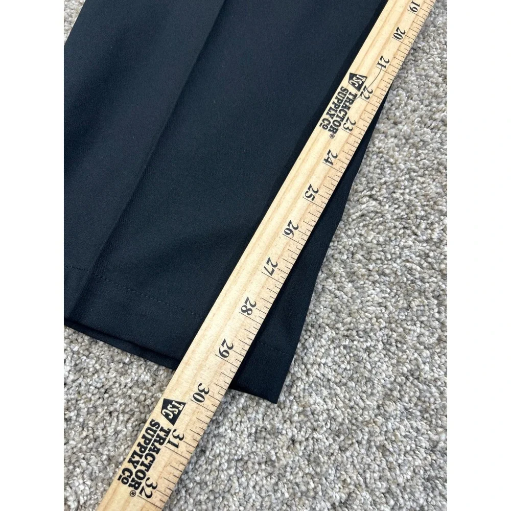 Nike Dri-FIT Mens Golf Pants Black 32x30 Standard Fit Flat Front Trousers #0501